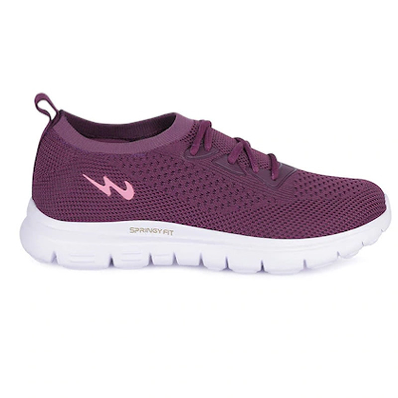 Women Purple Mesh Walking Shoes